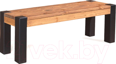 Скамья садовая Kommodum 450x1600x350 MEXICA-BAN160 - фото