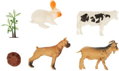 Набор фигурок игровых Играем вместе Домашние животные / ZY1383373-R - фото