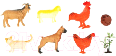 Набор фигурок игровых Играем вместе Домашние животные / ZY1383374-R - фото
