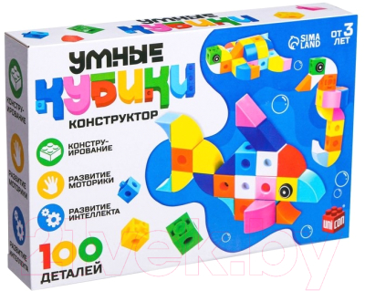 Конструктор Unicon Умные кубики / 9185605 - фото