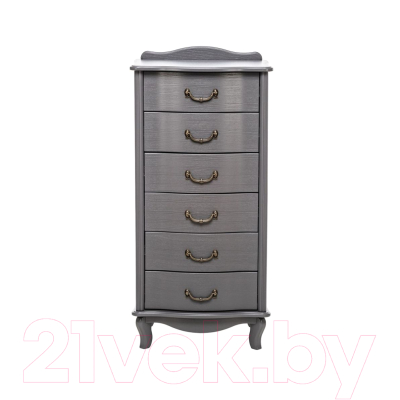 Комод Мебелик Джульетта узкий 6 ящиков