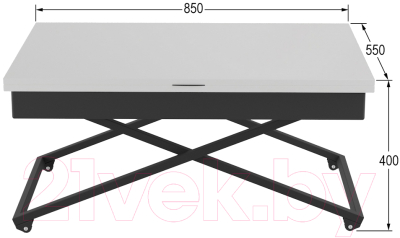 Стол-трансформер Мебелик Андрэ Loft