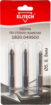 Набор сверл Elitech 1820.049500 - фото