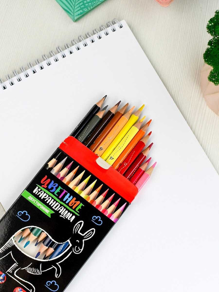 Набор цветных карандашей Феникс+ Кенгуру / 58581