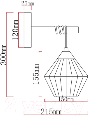 Бра Myfare Bella MR1770-1W