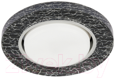 Точечный светильник ЭРА DK LD51 WH/BK GX53 / Б0057464 - фото