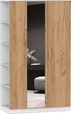 Шкаф Интермебель Марсель-14 / МР-01-14 (дуб крафт золото) - фото