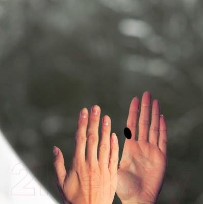 Зеркало Пекам Marta 60x60 / marta-60x60B (с подсветкой и бесконтактным сенсором)