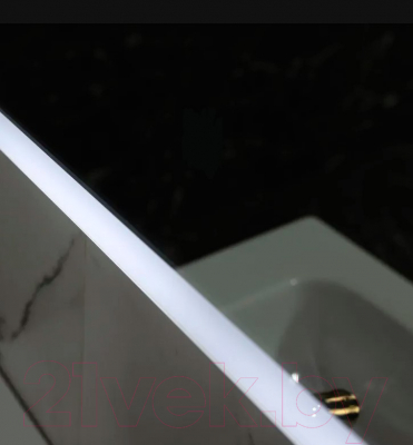 Зеркало Пекам Marta 60x60 / marta-60x60B (с подсветкой и бесконтактным сенсором)