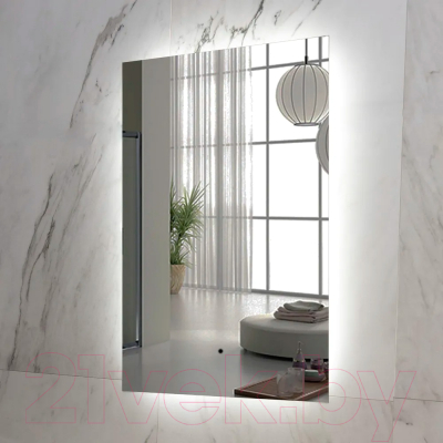 Зеркало Пекам Greta Fly 50x80 / GretaFly-50x80B (с подсветкой и бесконтактным сенсором)