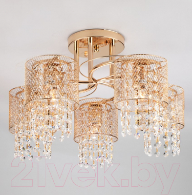Люстра Евросвет Bonnie 30137/5 (золото) - фото