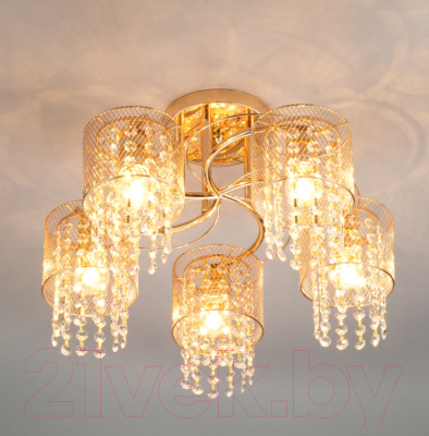 Люстра Евросвет Bonnie 30137/5 (золото)