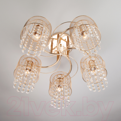 Люстра Евросвет Bonnie 30137/5 (золото)