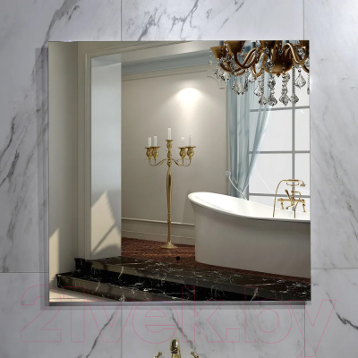 Зеркало Пекам Greta Fly 80x80 / GretaFly-80x80B (с подсветкой и бесконтактным сенсором)