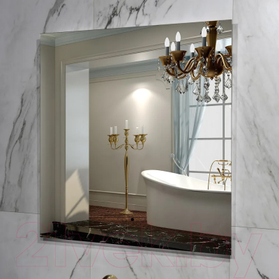 Зеркало Пекам Greta Fly 80x80 / GretaFly-80x80B (с подсветкой и бесконтактным сенсором)