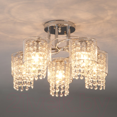 Люстра Евросвет Bonnie 30137/5 (хром)