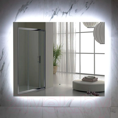 Зеркало Пекам Greta Fly 100x80 / GretaFly-100x80B (с подсветкой и бесконтактным сенсором)