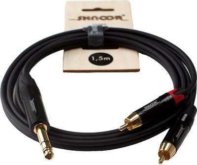 Кабель Shnoor JS2RCA-1.5m - фото