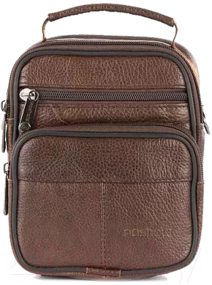 Сумка Poshete 252-1001-1-DBW (темно-коричневый) - фото