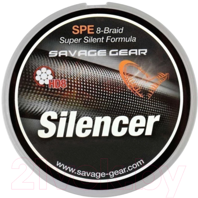 Леска плетеная Savage Gear HD8 Silencer Braid 120м 0.09мм 4.7кг / 54807 (зеленый) - фото