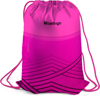 Мешок для обуви Berlingo Pink geometry / MS230205 - фото