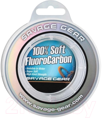 Леска флюорокарбоновая Savage Gear Soft Fluoro Carbon 0.60мм 20м 21.6кг / 54855 - фото