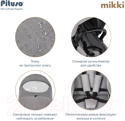 Детская универсальная коляска Pituso Mikki G16
