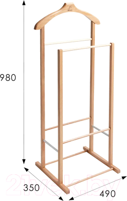 Стойка для одежды Мебелик B 27H