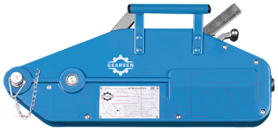 Лебедка ручная Gearsen MTM 800 / GMTM 800 (0.8т, 20м) - фото