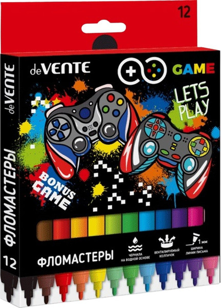 Фломастеры deVente Game / 5081126 - фото