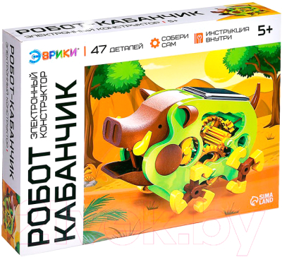 Конструктор электромеханический Эврики Робот- кабанчик / 4251989 - фото