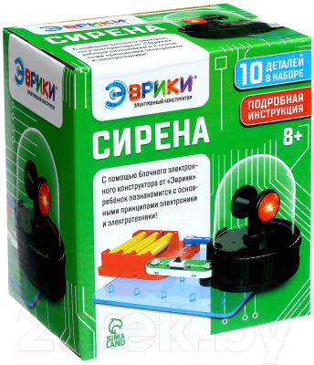 Конструктор электромеханический Эврики Сирена / 4833039 - фото