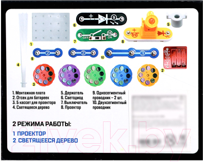 Конструктор электромеханический Эврики Проектор / 2877117