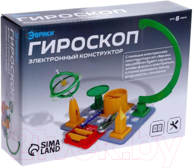 Конструктор электромеханический Эврики Гироскоп / 6900989 - фото