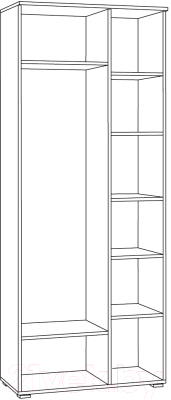 Шкаф Mobi Гранд 13.226 (дуб крафт табачный)