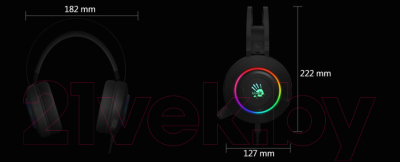 Наушники-гарнитура A4Tech Bloody G521