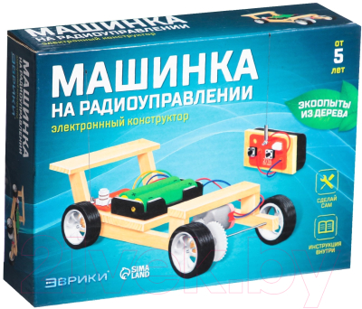 Конструктор управляемый Эврики Машинка / 4072190 - фото