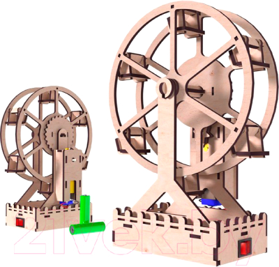 Конструктор электромеханический Эврики Колесо обозрения / 7731055