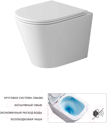 Унитаз подвесной Grossman GR-4478SQ