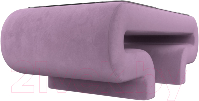 Журнальный столик Лига Диванов Волна (микровельвет сиреневый)
