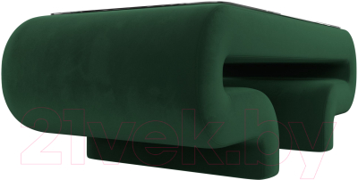 Журнальный столик Лига Диванов Волна (велюр зеленый)