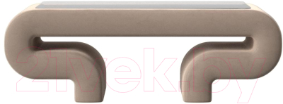 Журнальный столик Лига Диванов Волна (велюр бежевый)