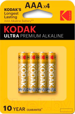 Комплект батареек Kodak LR03-4BL Ultra Premium K3A-4 U / 30959521 - фото