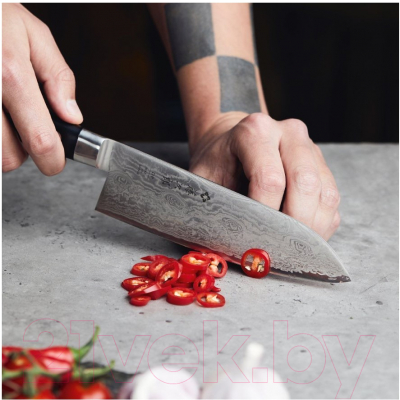 Нож Tojiro Японский Шеф Сантоку F-659
