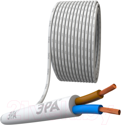 Провод силовой ЭРА ПВС 2х1.5мм2 / Б0058810
