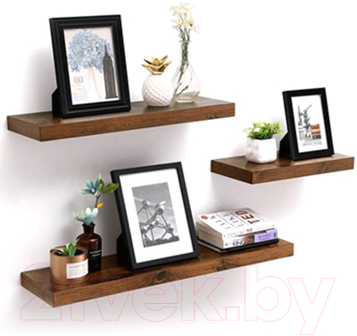 Полка Millwood Скрытого монтажа 40x24 (дуб табачный Craft)