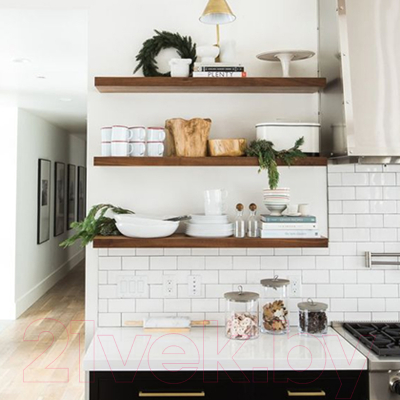 Полка Millwood Скрытого монтажа 40x24 (дуб табачный Craft)