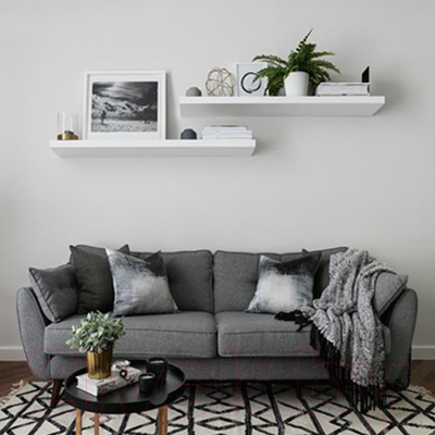 Полка Millwood Скрытого монтажа 40x24 (белый)