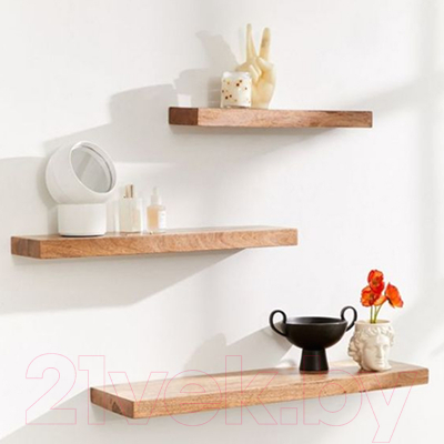 Полка Millwood Скрытого монтажа 80x24 (дуб золотой Craft)