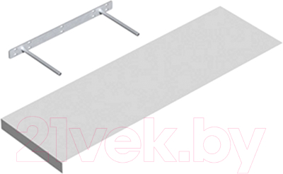 Полка Millwood Скрытого монтажа 80x24 (белый)